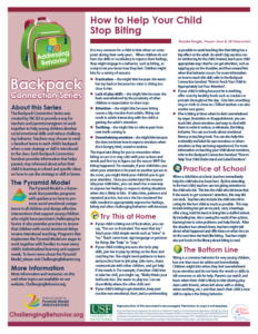Addressing Behavior – How to Help Your Child Stop Biting