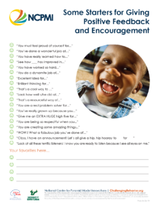 Starters for Giving Positive Feedback and Encouragement