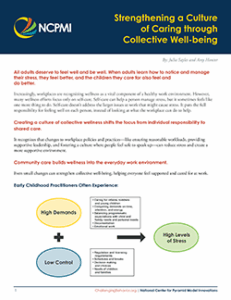 Strengthening a Culture of Caring through Collective Well-being