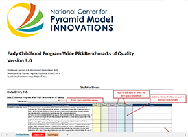 Early Childhood Program-Wide PBS Benchmarks of Quality v. 3.0 (Excel)