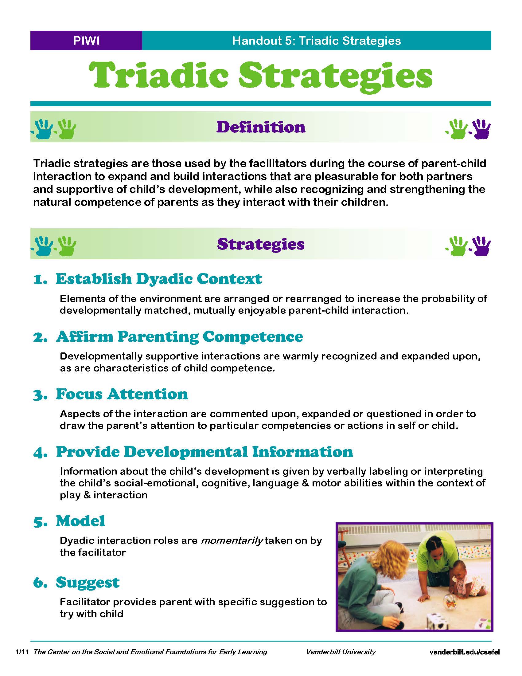 PIWI Handout 5: Triadic Strategies