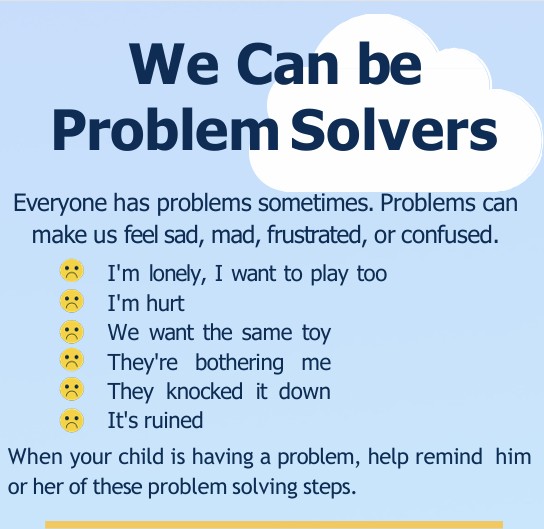 Tip Card – Calming Down & Problem Solving
